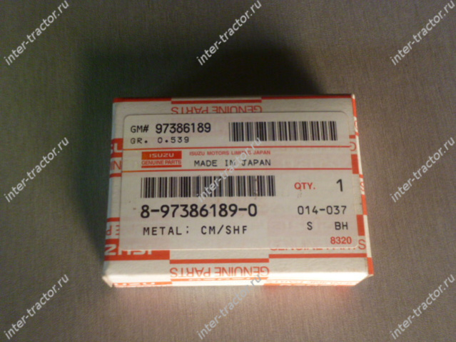 8973861890:Вкладыш распредвала узкий b=16мм (1шт), 8973569390