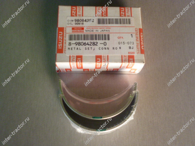 8943957570:Вкладыши шатунные (зеленые) комплект 2шт (стар.обр, зам от замка) 8943957571, 8980642820